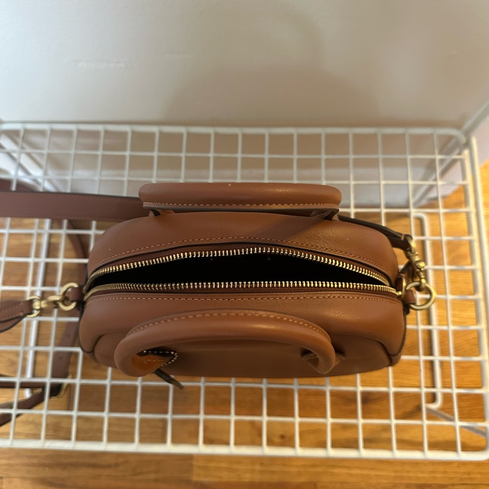 Coach Women's Brown Borough Bowling Bag - Picture 12 of 16